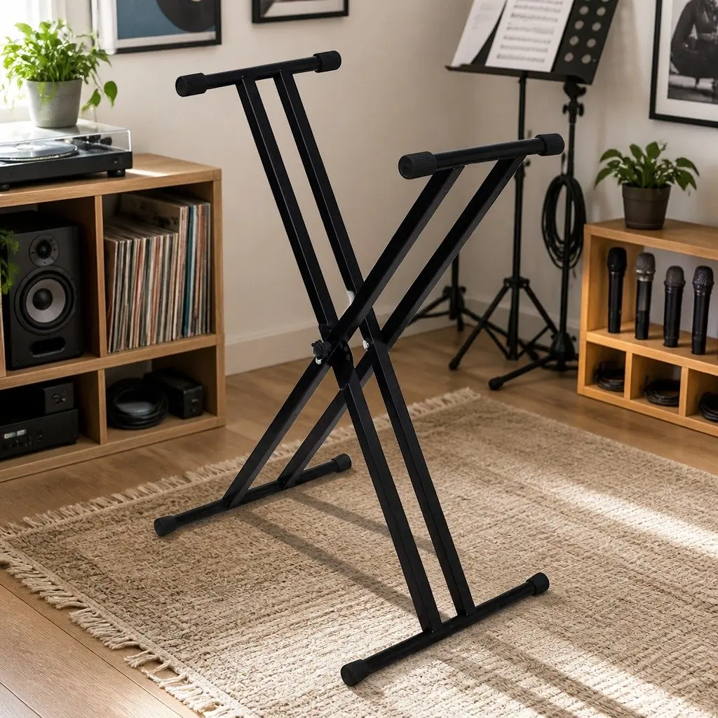 Adjustable Keyboard Stand for Performance Use