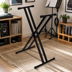 Adjustable Keyboard Stand for Performance Use