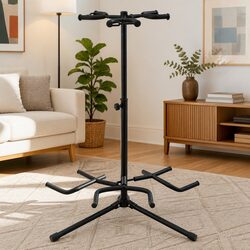 Versatile Guitar Stand Fits Perfectly in Any Room