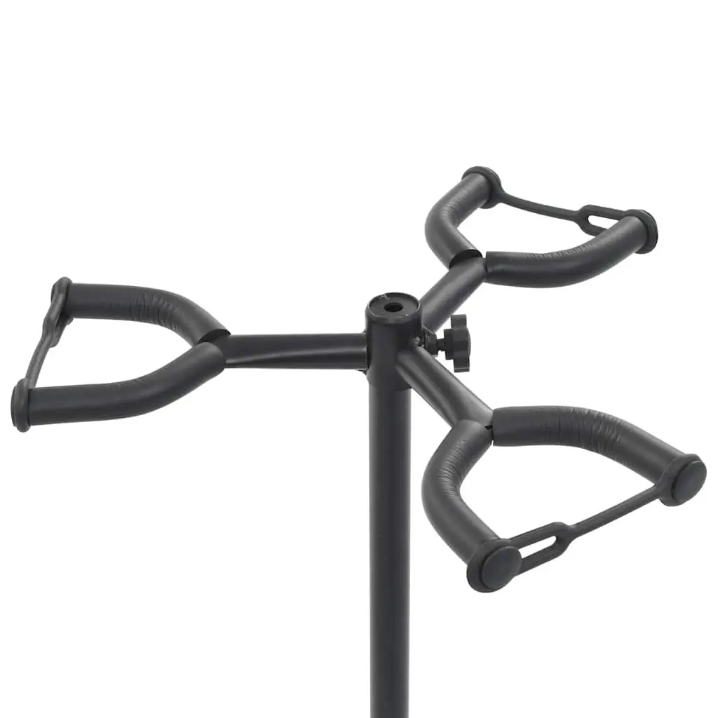 Guitar Stand Tripod Black Steel Adjustable Height Foam Neck Support