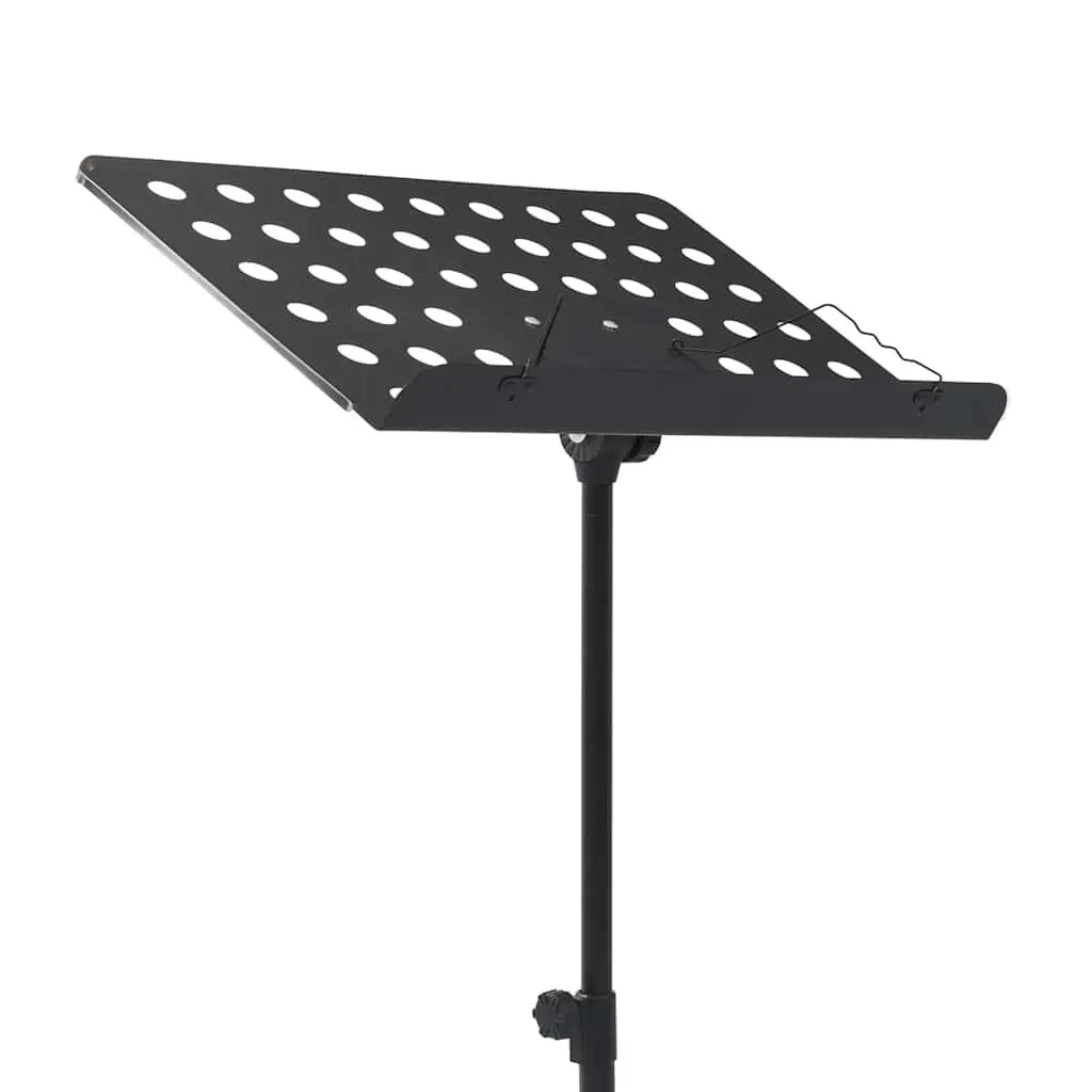 Music Stand Steel Height Adjustable Tripod Legs Black