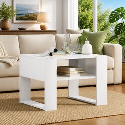 Practical White Coffee Table for Everyday Living