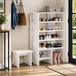 Functional Shoe Cabinet with Shelf for Everyday Use – 2 pcs