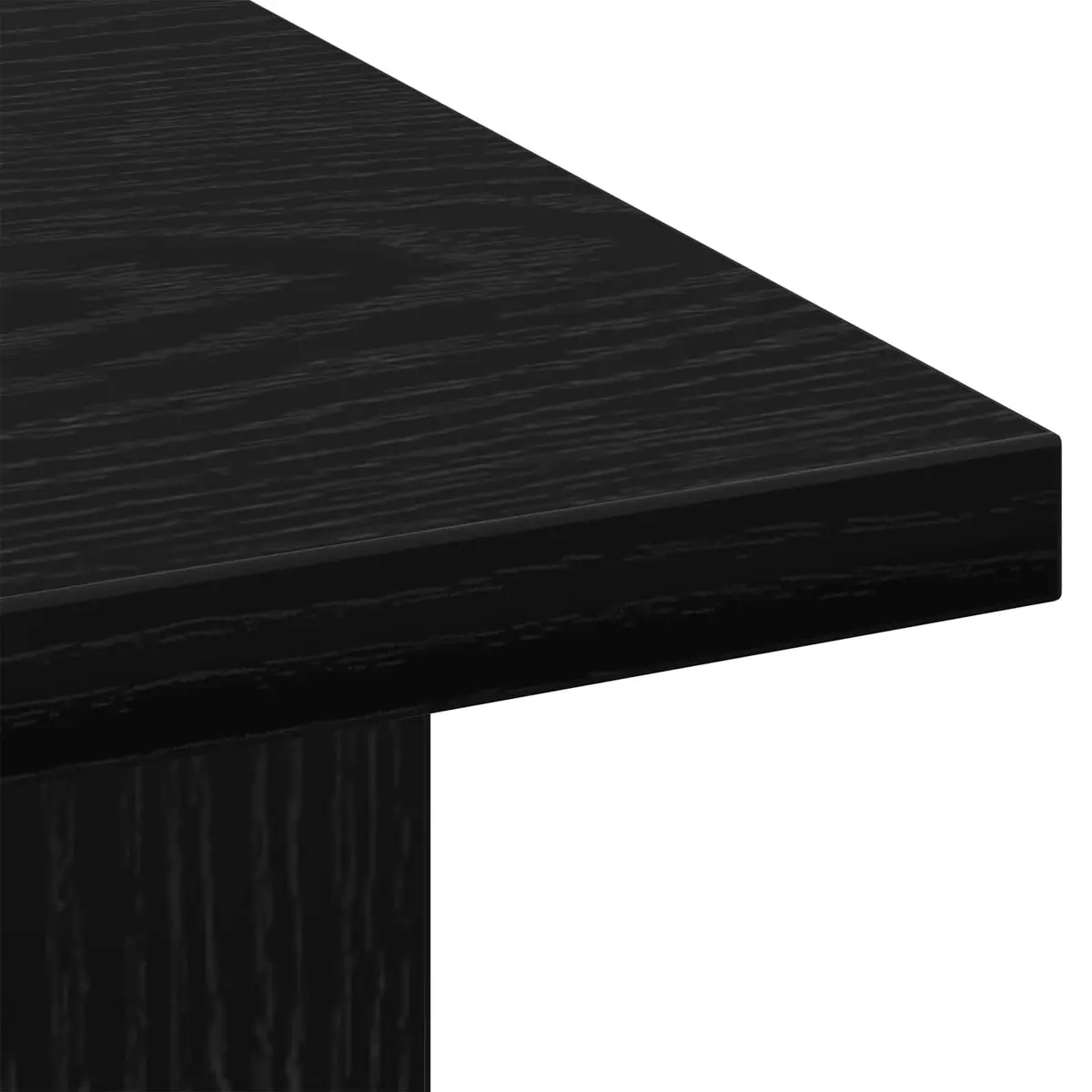 Coffee Table Engineered Wood Rectangular Black with Storage Drawers