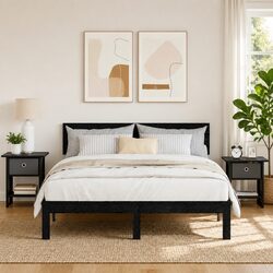 Functional Black Modern Nightstands for Your Bedroom