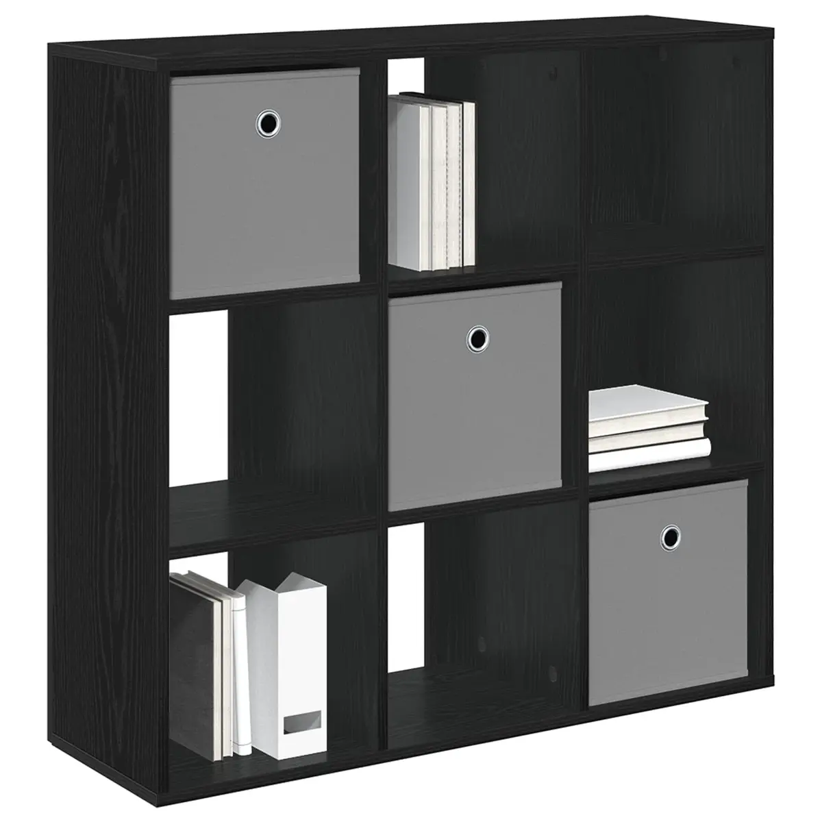 Sideboard with Drawer Black Oak Storage Cabinet Living Room Furniture 88.5 x 29