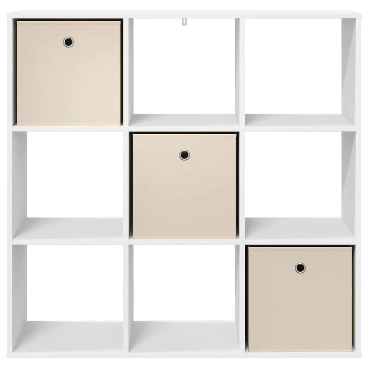 Sideboard Engineered Wood 102 x 31 x 99.5 cm White Modern Storage Cabinet