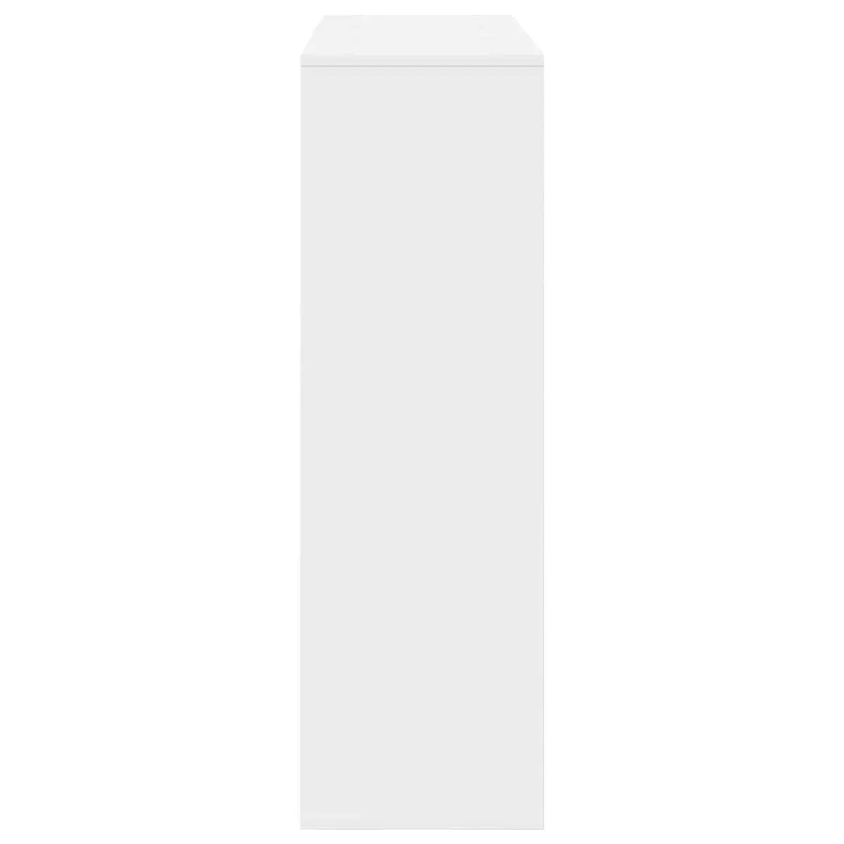 Sideboard Engineered Wood 102 x 31 x 99.5 cm White Modern Storage Cabinet