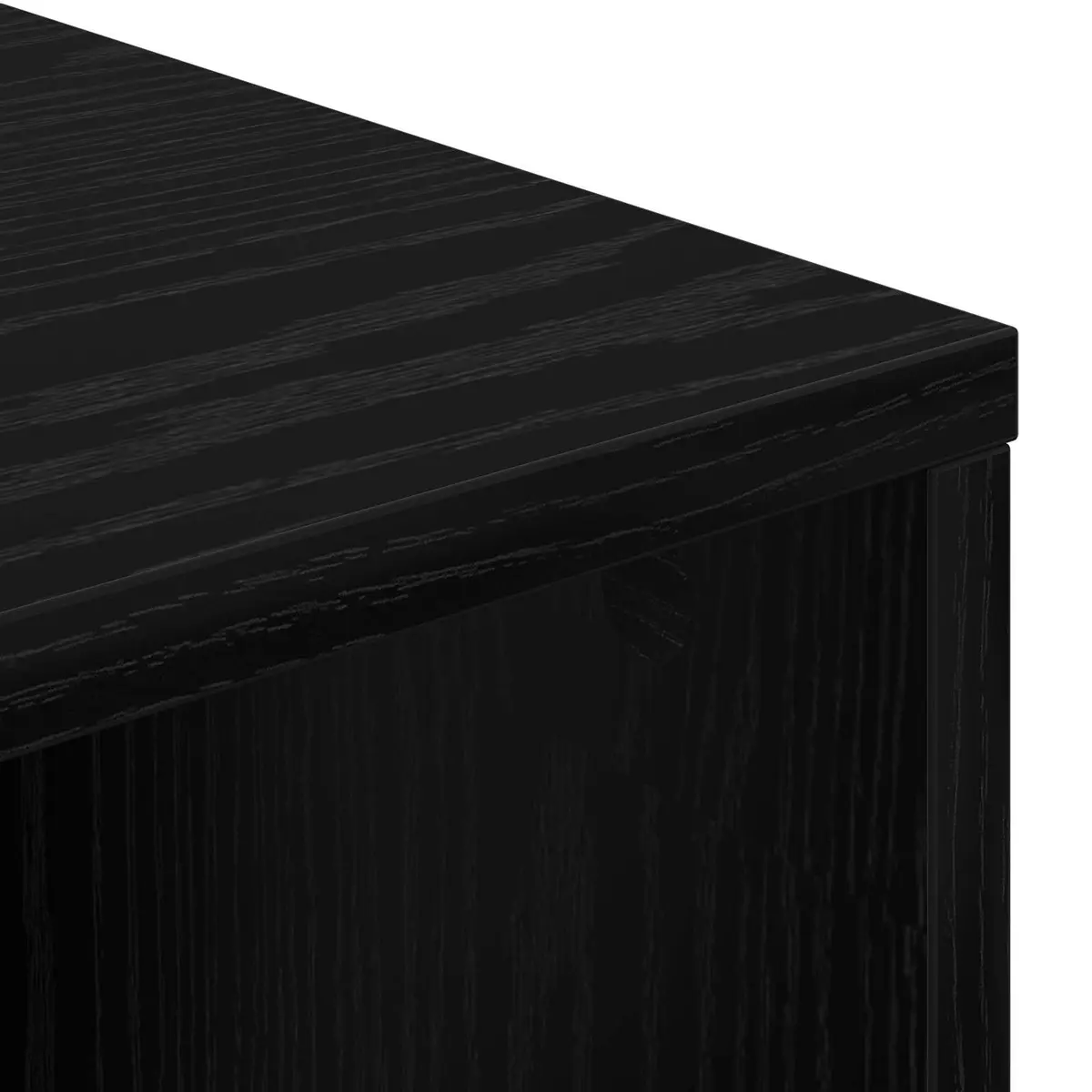 Sideboard Engineered Wood Black Oak 102 x 31 x 99.5 cm