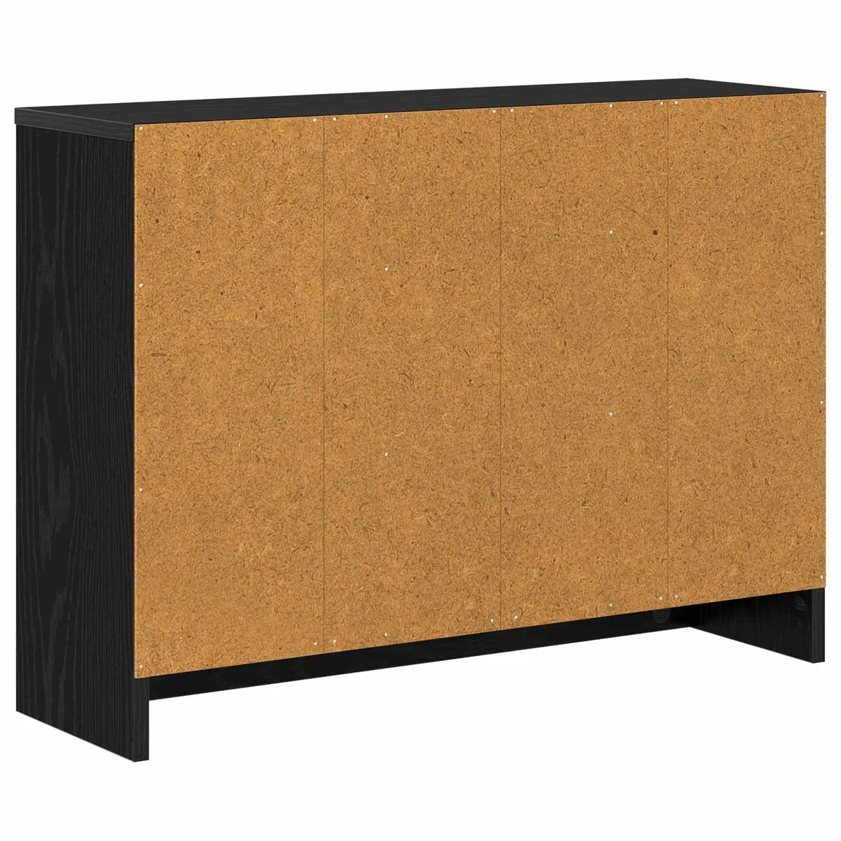 Sideboard Engineered Wood 73.5 x 22.5 x 53.5 cm Black Modern Storage Cabinet