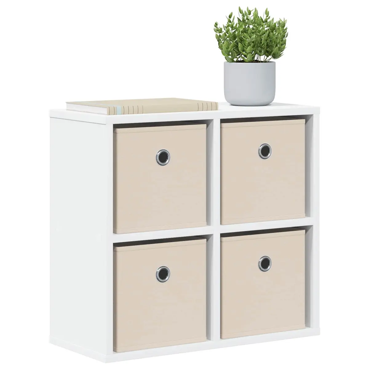 White Sideboard with Drawer Modern Storage Cabinet Living Room Furniture
