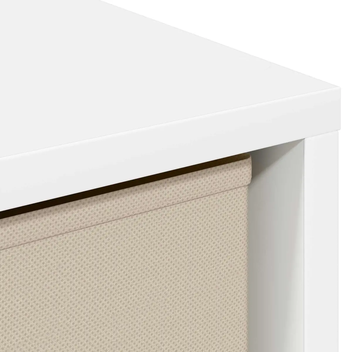 Sideboard Engineered Wood 35 x 32 x 99.5 cm White Modern Storage Cabinet