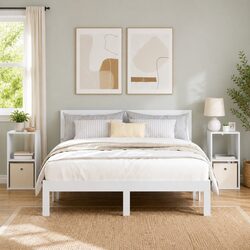 Versatile White Bedside Tables for Home Use