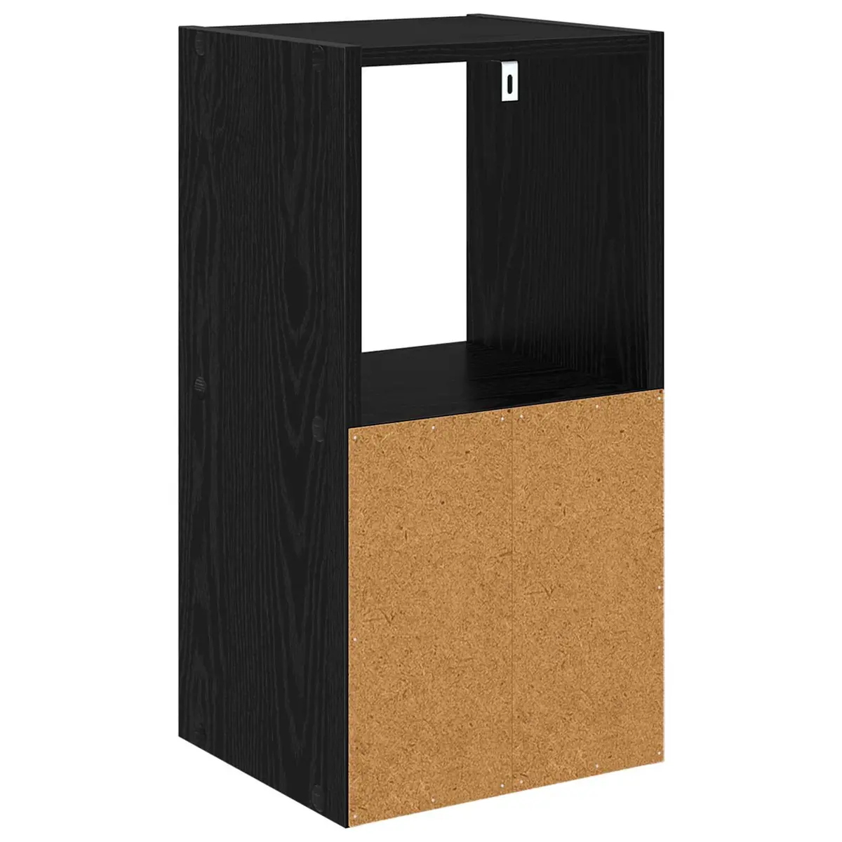 Black Nightstand with Drawer for Various Home Uses