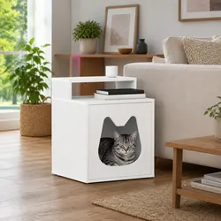 Indoor Cat House: Perfect for Lounging and Observation
