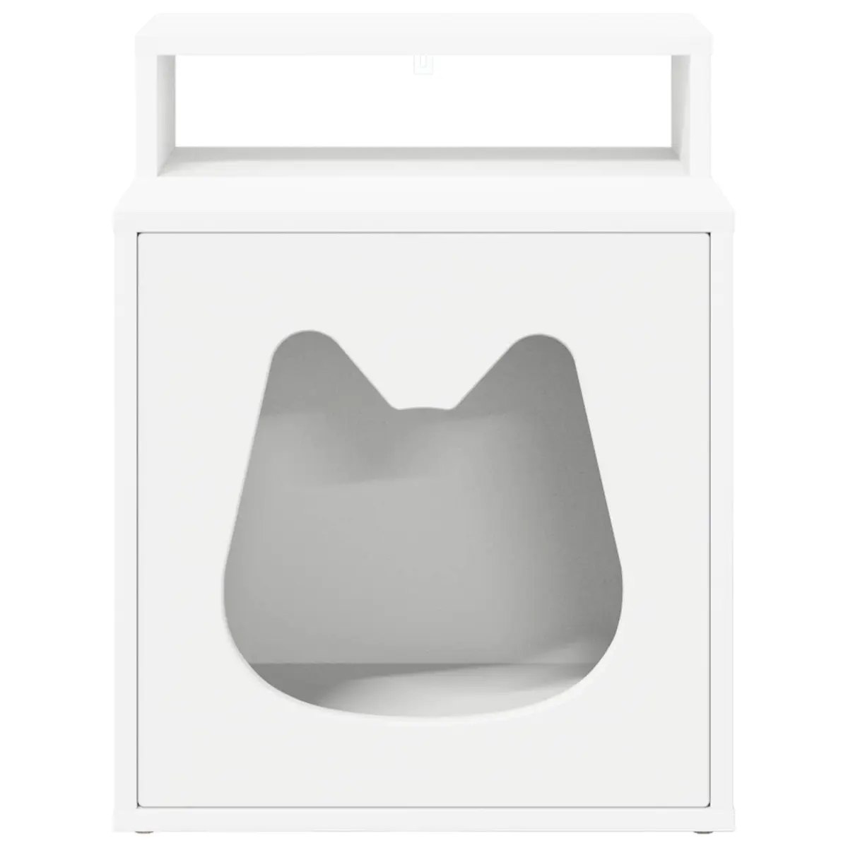 Cat House Engineered Wood Rectangular 42.5 x 40 x 53.5 cm White