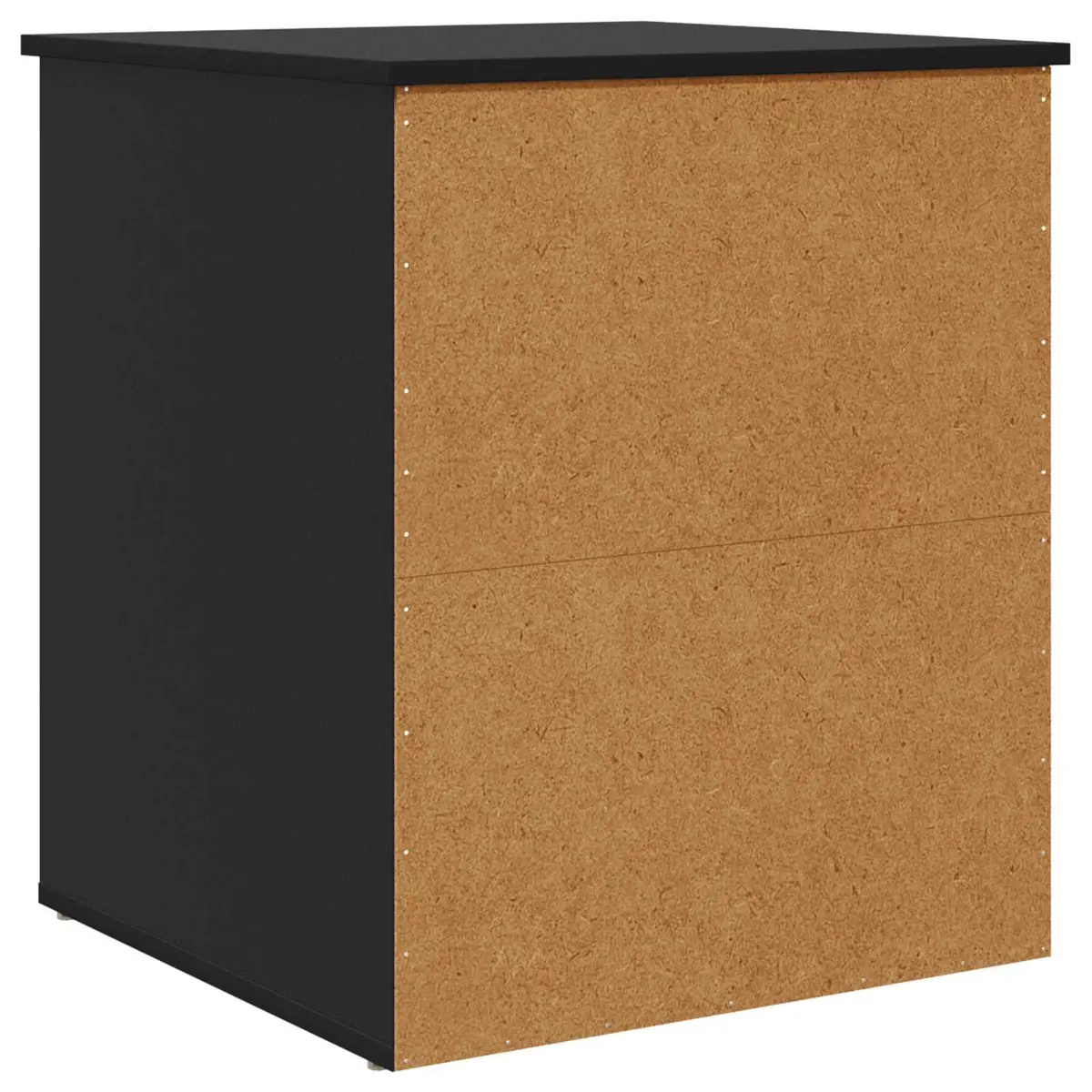 Modern Cat House Black Indoor Pet Furniture Engineered Wood Hideaway Bed