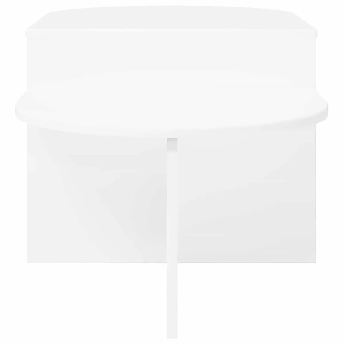 Coffee Table Engineered Wood 100 x 50 x 40 cm White Modern Lounge Bedroom Accent Storage