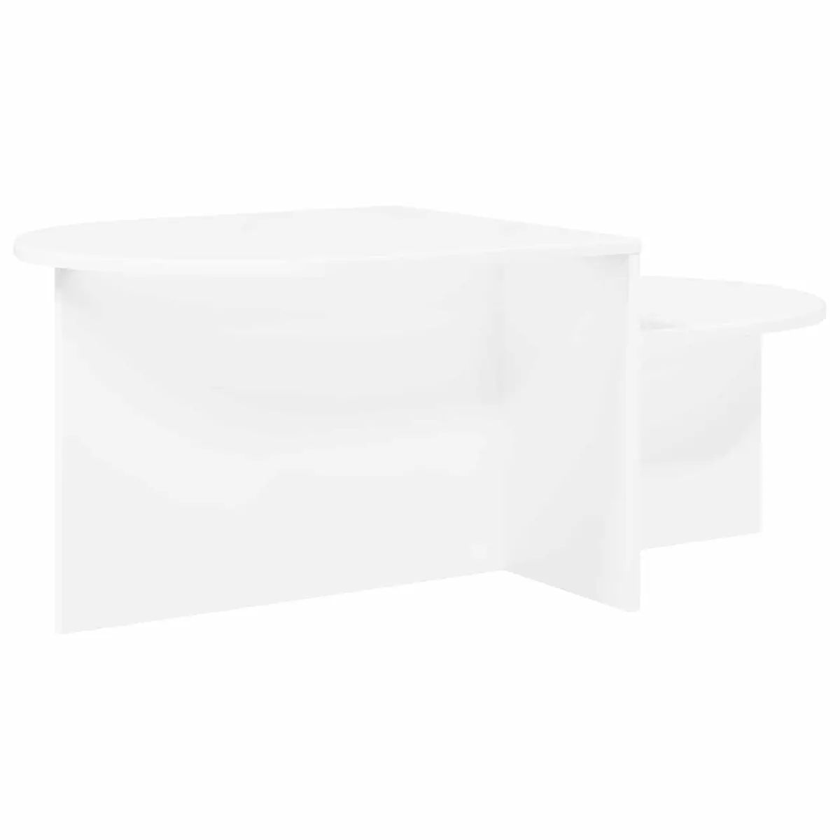 Coffee Table Engineered Wood 100 x 50 x 40 cm White Modern Lounge Bedroom Accent Storage