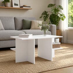 Versatile White Coffee Table Perfect for Any Room