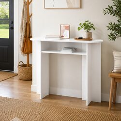 Functional White Console Table for Any Home Setting