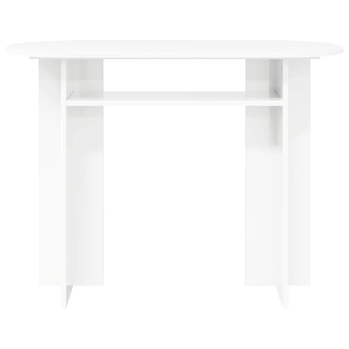Console Table Engineered Wood 100cm White Modern Accent Hallway Entryway Display