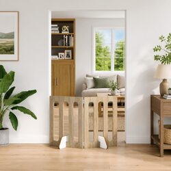 Practical Folding Pet Fence for Indoor Use