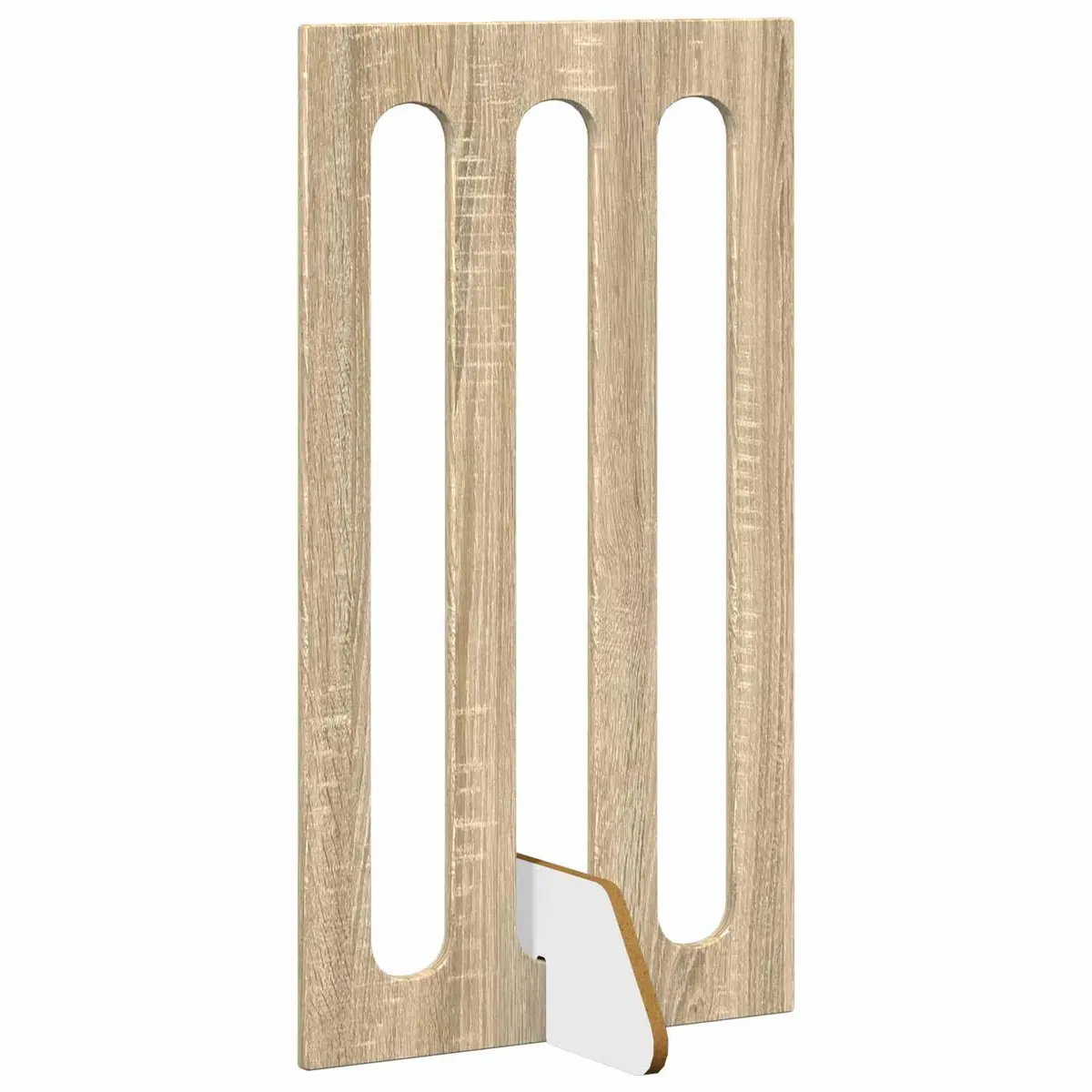 Pet Fence Indoor Folding Barrier 2 Pieces Engineered Wood Sonoma Oak