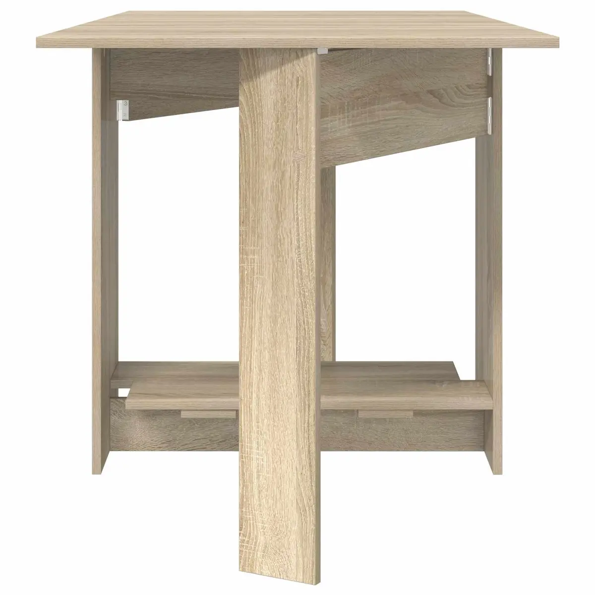 Dining Table Extendable Folding Tabletop Engineered Wood 138x70cm Brown