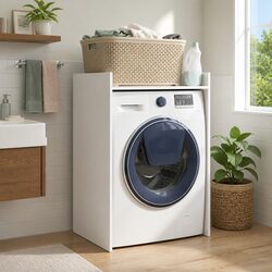 Practical Washing Machine Cabinet for Organized Spaces