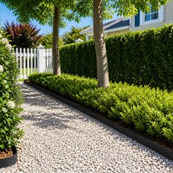Practical Garden Edging - 10 Pieces of Flexible Steel