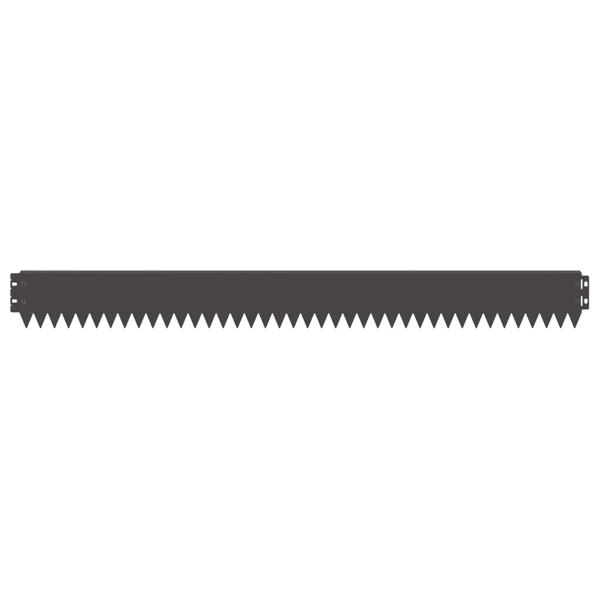 Steel Lawn Edging 10 Piece Bent Top 103x10cm Black