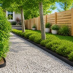 Versatile Steel Lawn Edging for Your Outdoor Spaces - 20 Count