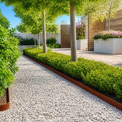Practical Steel Edging for Your Garden - 20 Pieces