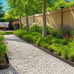 Versatile Lawn Edging Border Set - 20 Pieces, 103 x 10 cm