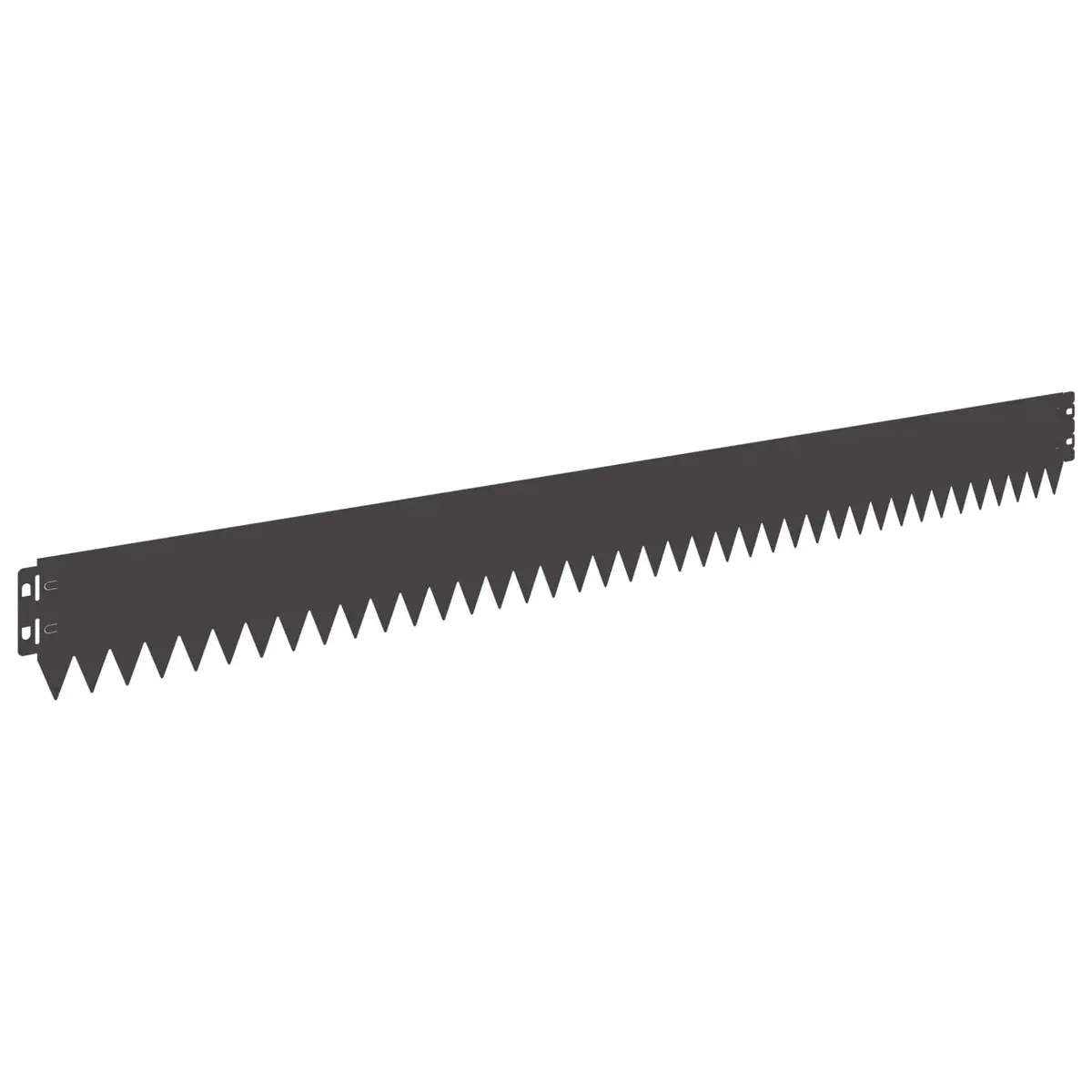 Garden Lawn Edging 20 pcs 103x10cm Steel Black Landscape Border Edge with Top