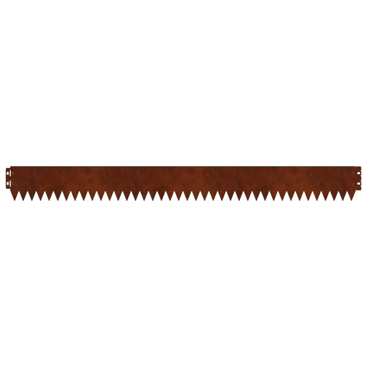 Garden Lawn Edging Steel 103x10cm Brown Rusty Border Landscape Edge