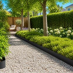 Flexible Garden Lawn Edging - 10 Steel Borders 103 x 15 cm