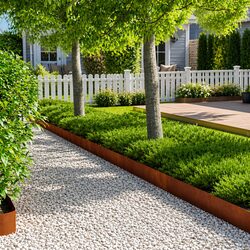 Practical Garden Edging - 10 Steel Pieces for All Shapes
