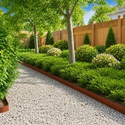 Practical Steel Garden Edging - 10 Pieces for Easy Setup