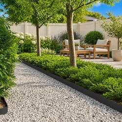 Practical Steel Lawn Edging for Your Garden Areas