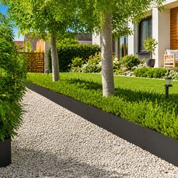 Practical 20-Piece Steel Garden Border Edging
