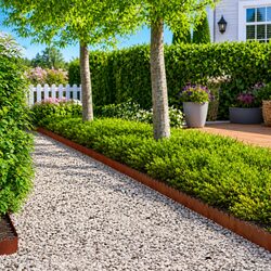 Practical Steel Lawn Edging for Your Garden Borders