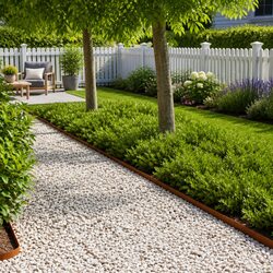 Versatile Lawn Edging for Home Use - 10 Flexible Steel Pieces