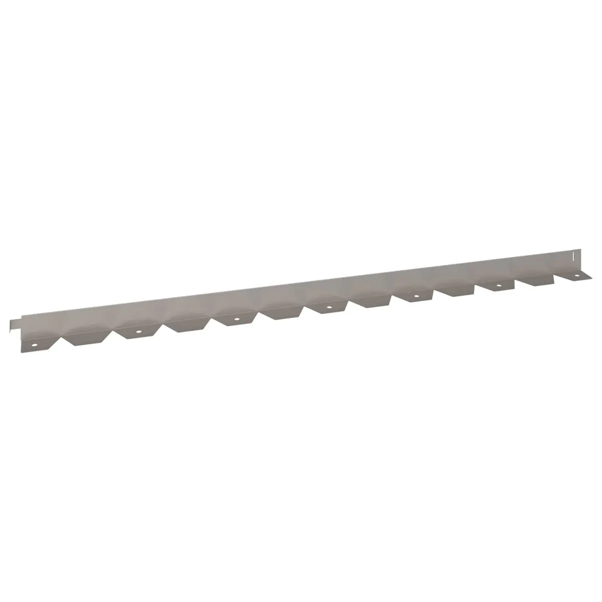 Garden Lawn Edging Flexible Steel 102cm Brown Rusty 20 Piece