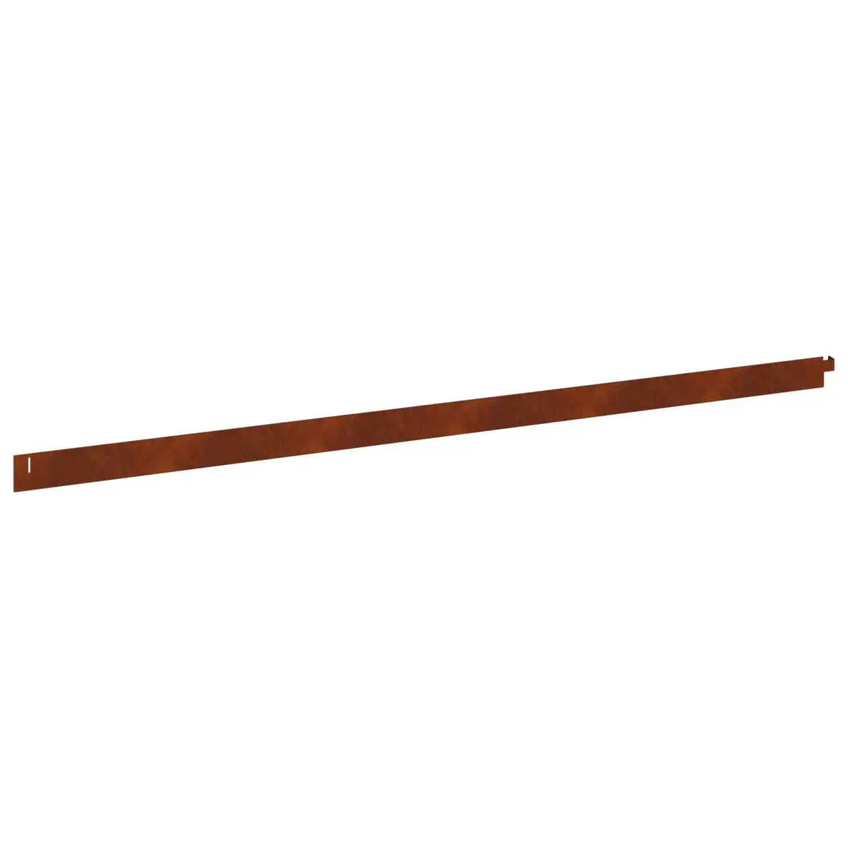 Garden Lawn Edging Flexible Steel 102cm Brown Rusty 20 Piece