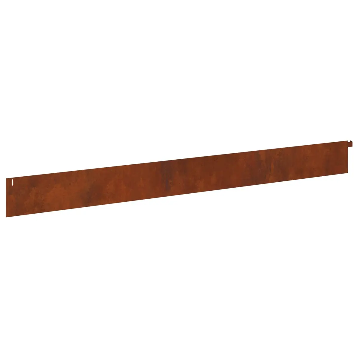 Garden Lawn Edging Steel Flexible 20 Pieces Rusty Brown Landscape Border