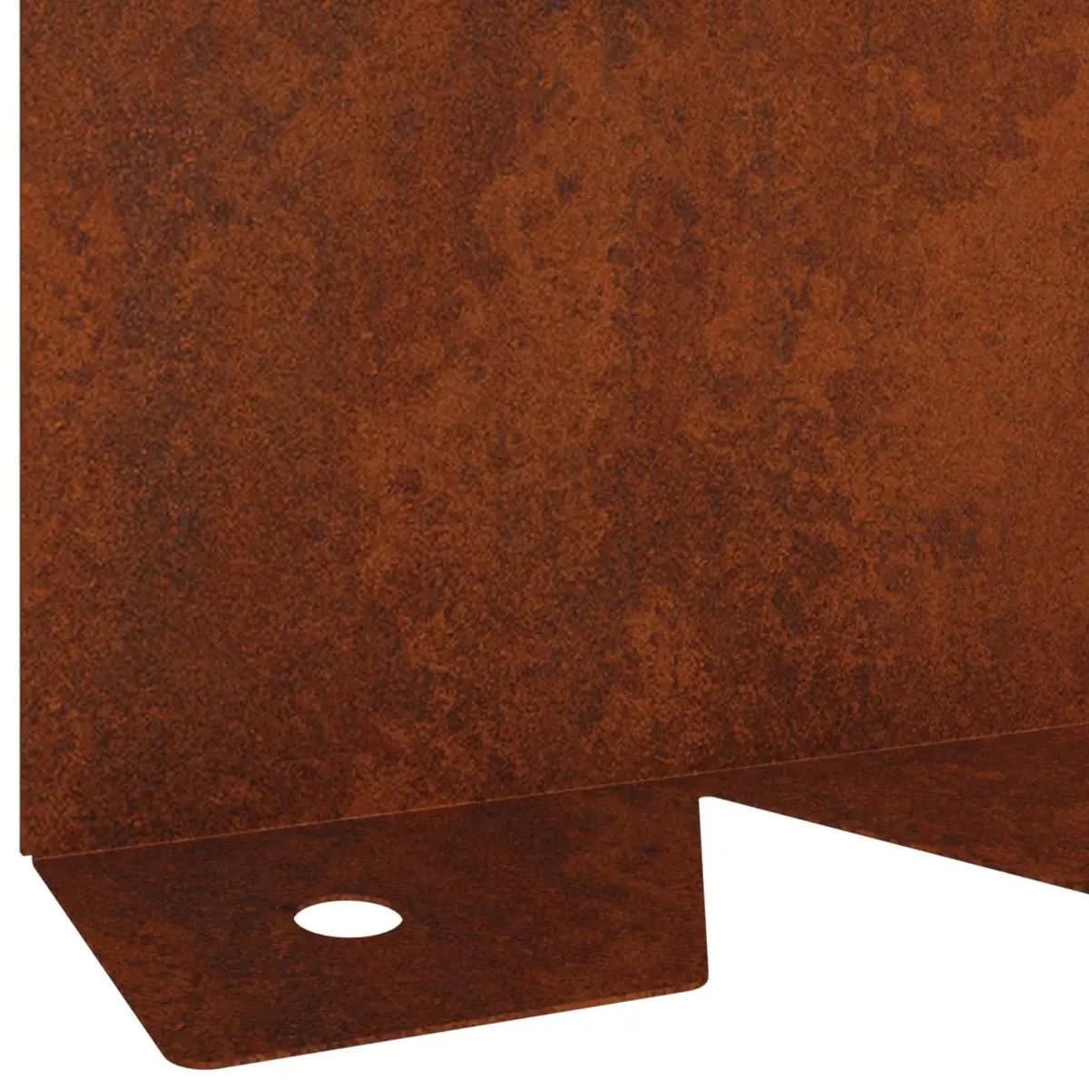 Garden Lawn Edging Steel Flexible 20 Pieces Rusty Brown Landscape Border