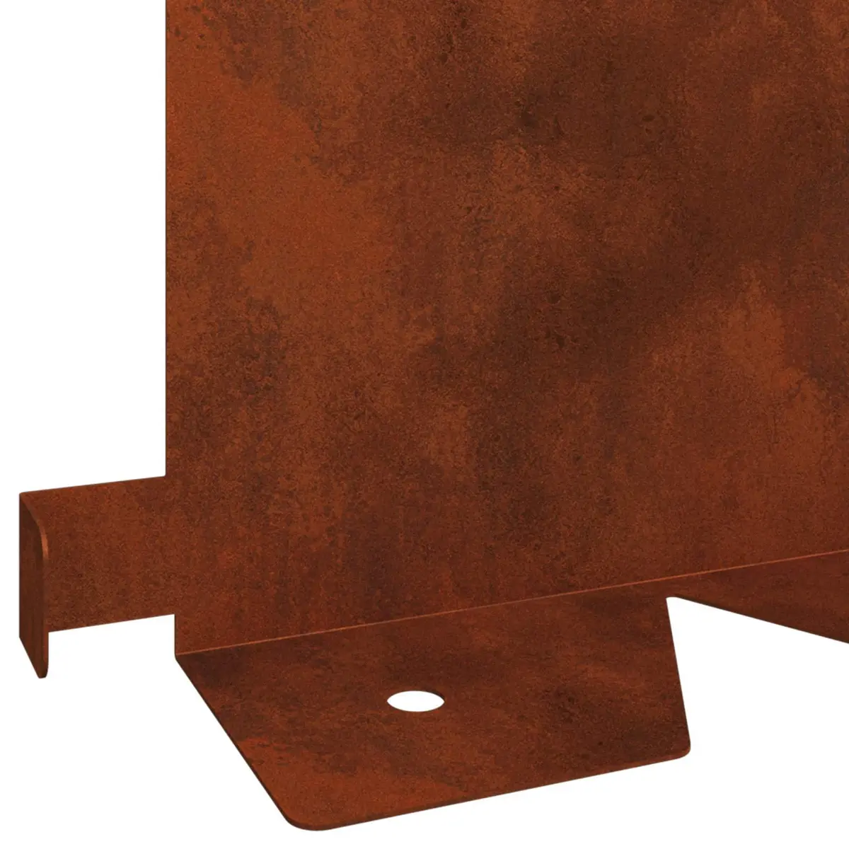 Garden Lawn Edging Flexible Steel Borders 10 Pieces Brown Rusty