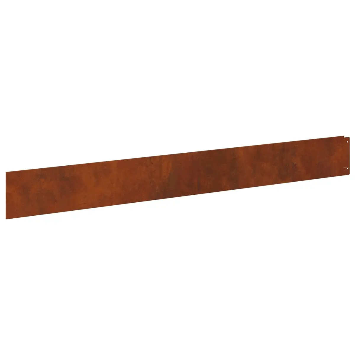 Garden Edging Steel Rusty Top Fold 100x12cm 20 Pieces for Lawn and Garden Borders